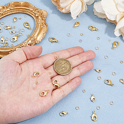 30 шт. латунные застежки-лобстеры KK-HS0001-37