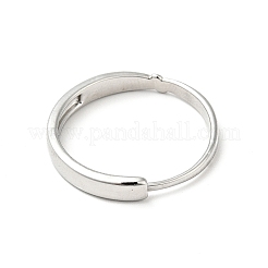 Кольцо с регулируемым узлом из нержавеющей стали 304&nbsp;RJEW-I085-15P