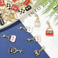 24шт 8 стиля подвеска из сплава эмали украшения&nbsp;HJEW-YW00231