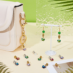 40 шт. 10 стиля стеклянные европейские подвески-шармы PALLOY-PH01829