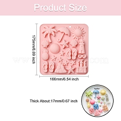 2 шт. праздничные силиконовые Молды для поделок своими руками&nbsp;ST-CJ0007-76