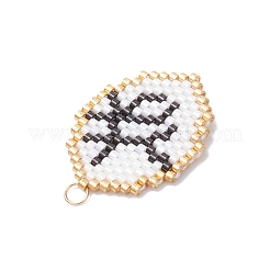 Pendentifs douze constellations en perles de verre&nbsp;PALLOY-MZ00891-08