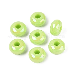 Perles européennes opaques en acrylique sur le thème d'Halloween&nbsp;OACR-E033-19M2