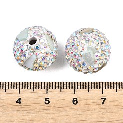 Handgemachte Fimo-Perlen Strass&nbsp;CLAY-H009-03B