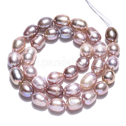 Нити из натурального культивированного пресноводного жемчуга PEAR-N012-08M