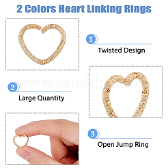 100шт 2 цвета железные прыжковые кольца IFIN-DC0001-05