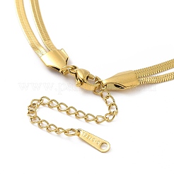 Collana lariat con ciondolo di perle acriliche&nbsp;NJEW-P271-03G-B