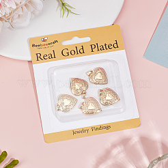 6шт латунные подвески-медальоны KK-BBC0015-53