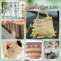 32 шт. 8 цвета натурального драгоценного камня брелок в виде дерева жизни&nbsp;KEYC-PH01571