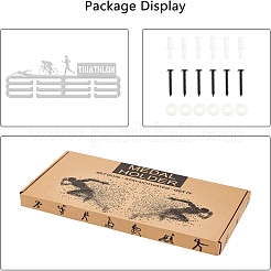 Изготовленная на заказ модная железная вешалка для медалей&nbsp;ODIS-WH0024-003
