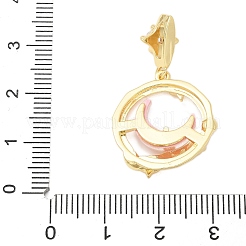 Латунные микро проложить кубического циркония подвески KK-S507-17G