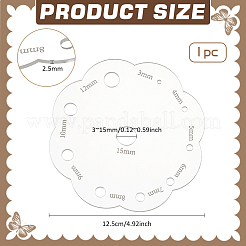 1 шт. акриловых измерительных инструментов DIY-BC0014-13