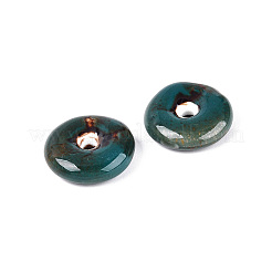 Cuentas de porcelana vintage hechas a mano&nbsp;PORC-N013-20-03