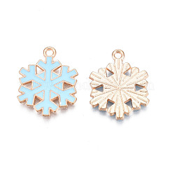 Подвески из сплава с эмалью в рождественском стиле ENAM-Q442-67