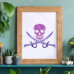 Große wiederverwendbare Zeichenschablonen aus Kunststoff&nbsp;DIY-WH0202-074