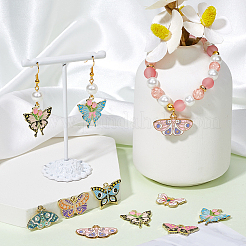 20шт 10 стиля подвески из сплава с эмалью FIND-SC0012-36