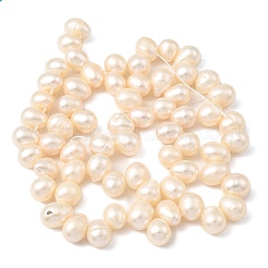 Нити из натурального культивированного пресноводного жемчуга PEAR-I007-04E-02B