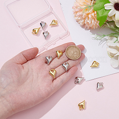 12шт 2 цвета латунные подвески&nbsp;KK-ME0002-18