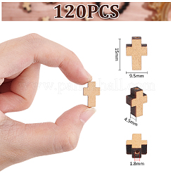 120шт натуральные деревянные бусины WOOD-UN0001-11