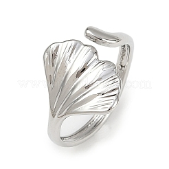 Латунные регулируемые манжеты для женщин RJEW-B132-01B-G