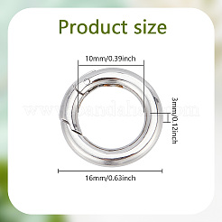 6 шт. Кольца пружинные затворные из нержавеющей стали 304 STAS-GO0001-20P