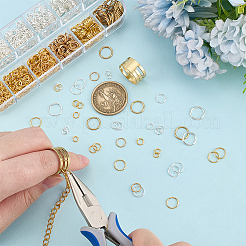 12 стиль железных открытых прыжковых колец IFIN-ME0001-13