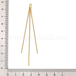 Латунные квадратные змеиные цепи кисточки большие подвески&nbsp;LS-KK-G510-02G