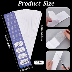 150 шт. прямоугольные бумажные самоклеящиеся наклейки&nbsp;AJEW-WH20060-17