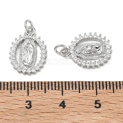 Shegrace Religion Messing-Anhänger mit klarem Zirkonia&nbsp;XGRQ3K879-519P