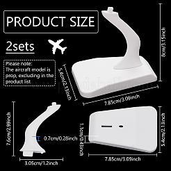 2 комплект пластиковых стендов для моделей самолетов ODIS-FG0001-84