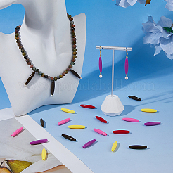 200шт 5 цвета непрозрачные акриловые бусины&nbsp;OACR-DC0001-45