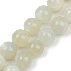 Нити бусин из натурального зеленого лунного камня G-NH0060-A01-02