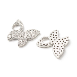 Pendentifs en zircone cubique transparente en laiton micro-pavé écologique&nbsp;KK-G405-03P-RS