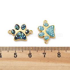 Стойка покрытие латунь и ракушка отпечаток лапы звенья соединительные подвески&nbsp;KK-K380-15G