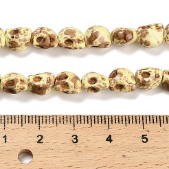 Синтетических нитей бирюзовые бусы TURQ-F019-02B