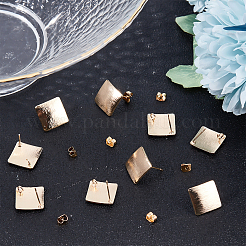 20 шт. латунные серьги-гвоздики&nbsp;KK-BBC0003-36