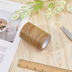 Клейкая лента из полиэтилена с имитацией древесины AJEW-WH0270-222I