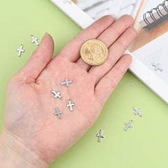 Подвески-крестики из нержавеющей стали марки 304 STAS-E104-34P