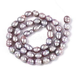 Нити из натурального культивированного пресноводного жемчуга&nbsp;PEAR-N012-05Y-02