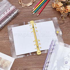 4 couverture de cahier à feuilles mobiles en PVC 4 couleurs&nbsp;AJEW-FG0004-88A