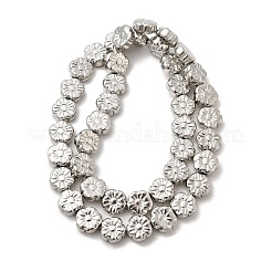 Стеклянные бусины с гальваническим покрытием  EGLA-F166-10P