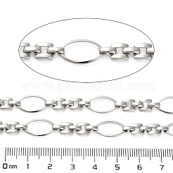 Цепи из нержавеющей стали 304 с овальными звеньями и браслетами для часов CHS-A016-43P-A