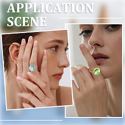 12 шт. 2-цветный компонент кольца-манжеты из нержавеющей стали 304 STAS-SC0007-88