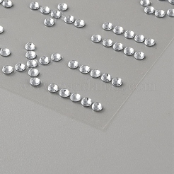 Акриловые наклейки горный хрусталь DIY-WH0569-53D