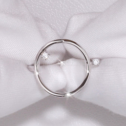 925 открытое кольцо-манжета из стерлингового серебра с кубическими цирконами в форме паве для женщин BH6956