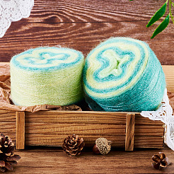 Сегментированная окрашенная пряжа для вязания DIY-TAC0033-03D