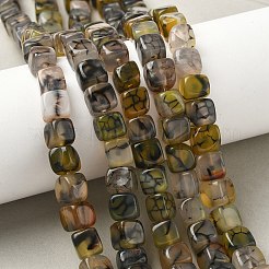 Естественные выветрившиеся агатовые бусины G-G177-E11-05