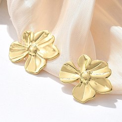 Серьги-гвоздики из нержавеющей стали 304 EJEW-U047-16G