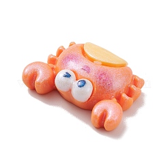 Кабошоны морских животных из непрозрачной смолы на тему океана&nbsp;RESI-D071-01B