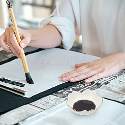 2шт. 2-х цветный фарфоровый держатель для кистей OFST-PH0001-06A